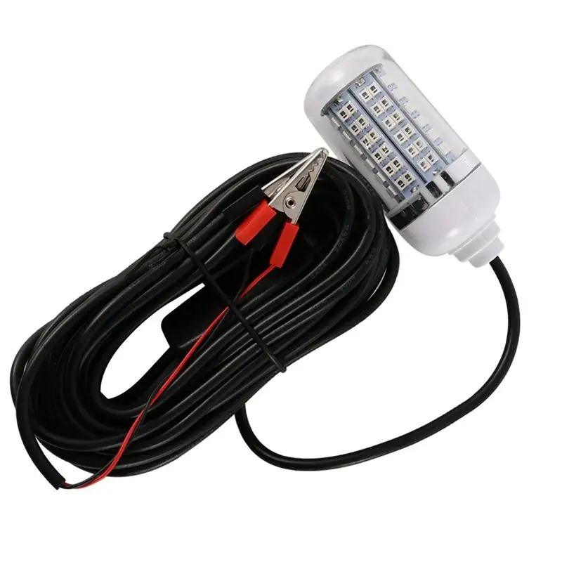 A36T-6X 12V LED 녹색 수중 낚시등 크래피 쉐드 오징어 보트 낚시등
