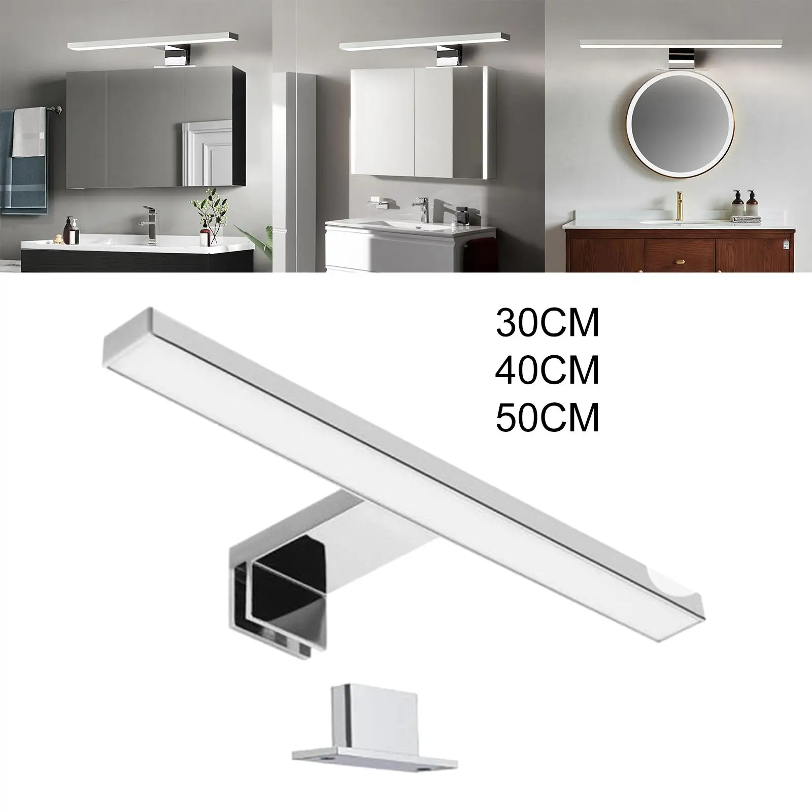 Under Cabinet Lights Bathroom Vanity Bar Light for Mirror Laptop