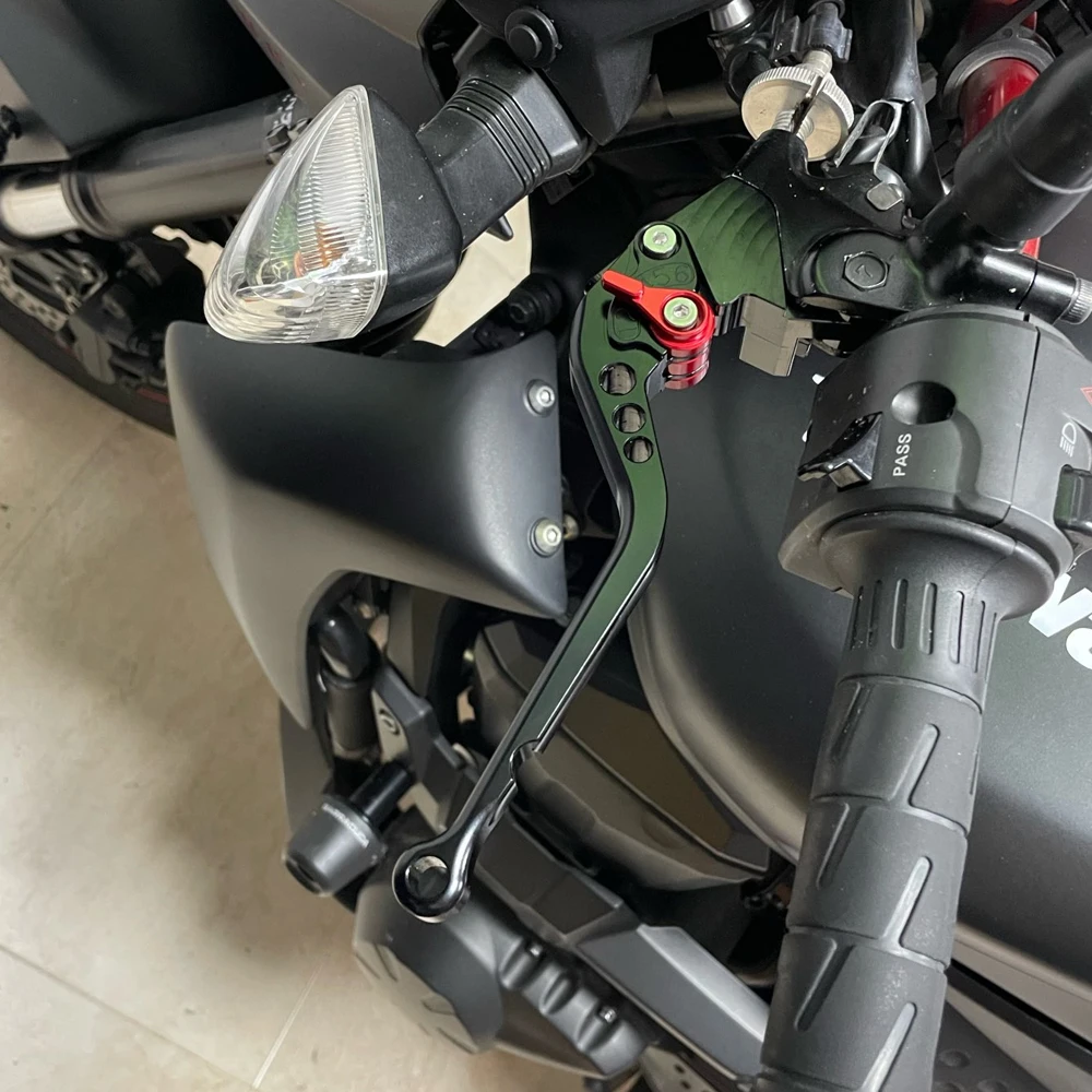 Long Style Brake Clutch Levers Fits For Trident660 Trident 660 Motorcycle Adjustable Short Handle motorcycle brake lever