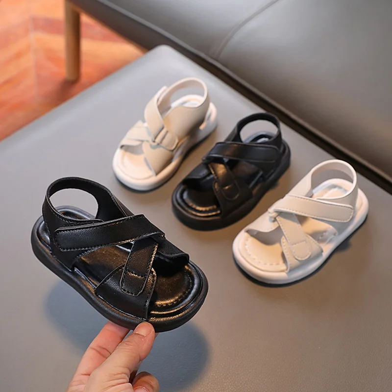 

Baywell Boys Girls Sandals Summer Kids Shoes Fashion Light Soft Flats Shoe Toddler Sandals Infant Casual Beach Non-Slip Shoes