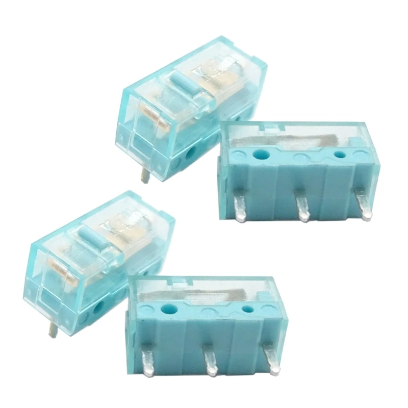 오리지널 Kailh Blue GM 8.0 마우스 마이크로 스위치, 마이크로 단추 골드 접촉기, 90 만 클릭 수명, 3 핀 블루 도트
