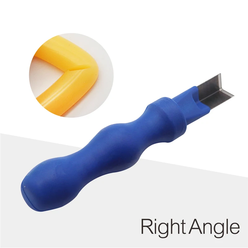 분할 LED 네온 라이트 라운드 직각 아크 커터 손 도구 칼 조각 칼 부드러운 실리콘 스트립 액세서리 목공 도구