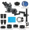 3.5X-100X 200X Simul Focul Parfocal Stereo Trinocular Microscope Objective Lens 55MP 48MP 24MP 4K HDMI USB Type C Digital Camera 1