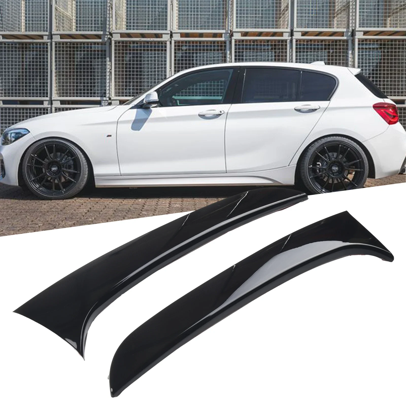 리어 루프 문짝 유리 스포일러, 빠르고 쉬운 설치, BMW 1 시리즈 F20 F21
