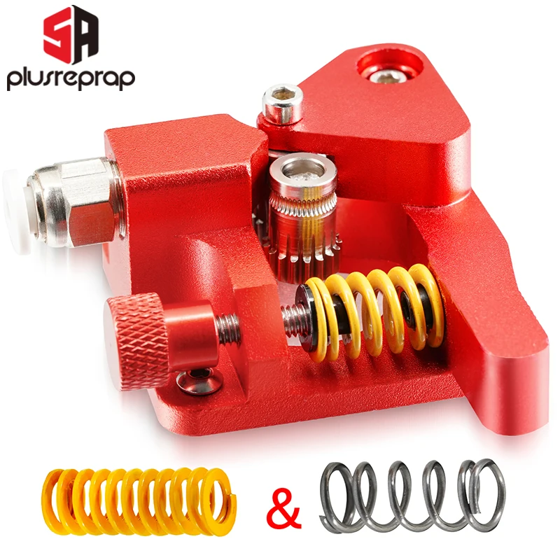 Recente Cr10 Pro Dupla Engrenagem Toda a Extrusora de Metal Ajustável Compressão da Mola Extrusão para Ender Cr10s Pro Peças de Impressora 3d Mais - Imagem 2