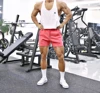 Mens Fitness Gym Shorts Cotton Summer Sport Pink Training Bodybuilding Deep Squat Running Jogger Male Exercise Basketball Shorts 5