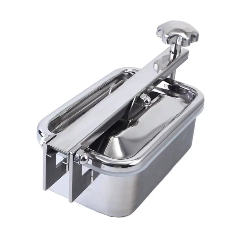 

Санитарная крышка люка из нержавеющей стали SS304 с крышкой, прямоугольная быстрооткрывающаяся крышка люка, емкость для молочного пива