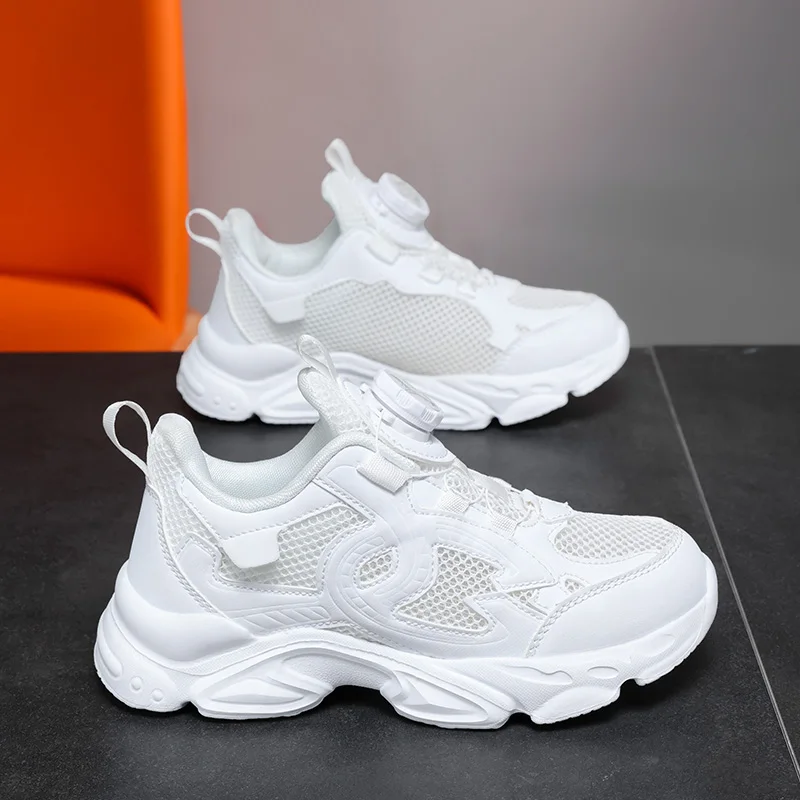 Children Sneaker Boy Shoes Mesh Lightweight Kids Casual Sneaker Girls Boy School Running Sports Shoes 4 To 12 Years