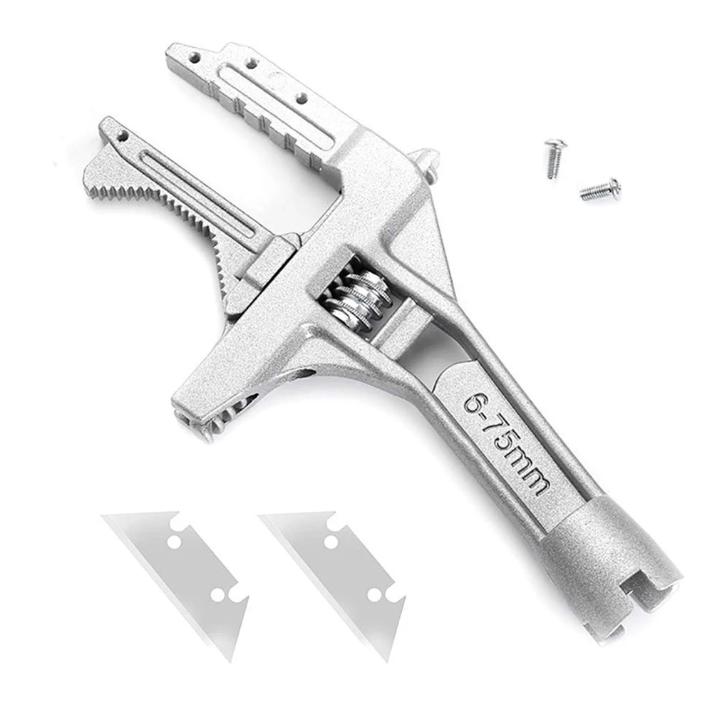 

Plumbing Wrench Short Handle DIY Adjustable Basin Spanner Handheld Faucet Repairing Plumber Assembly Hand Tool