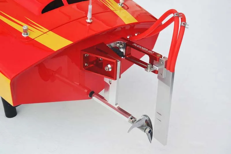 DTRC G26IP1 26CC 50KM/H Red Fiber Glass Gasoline Race ARTR RC Boat Model W/O Radio System Servos 4