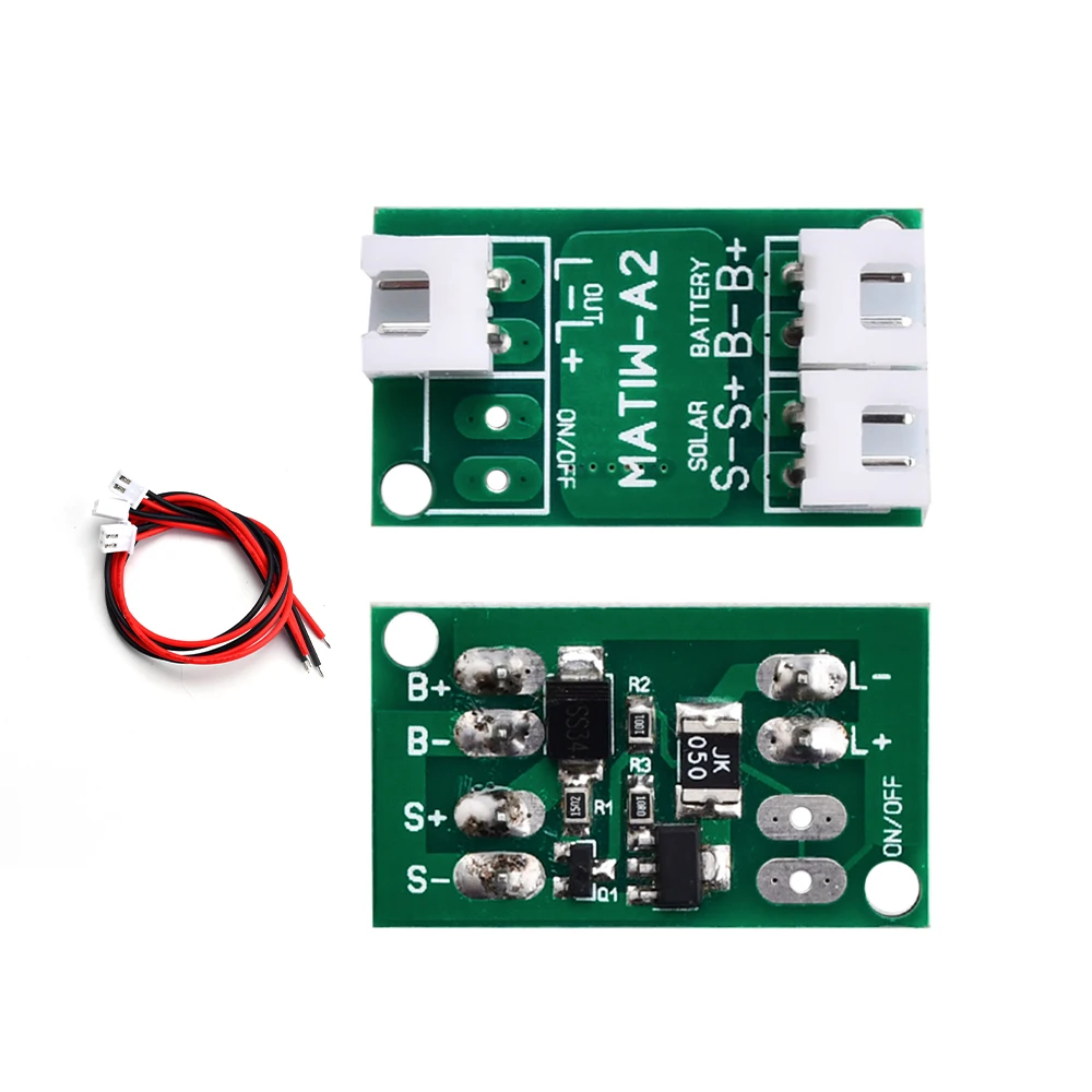 Pannello Solare Automatico Caricabatteria Scheda Luce Notturna Led Interruttore Di Controllo Della Lampada Caricabatteria Modulo Controller Di Ricaric
