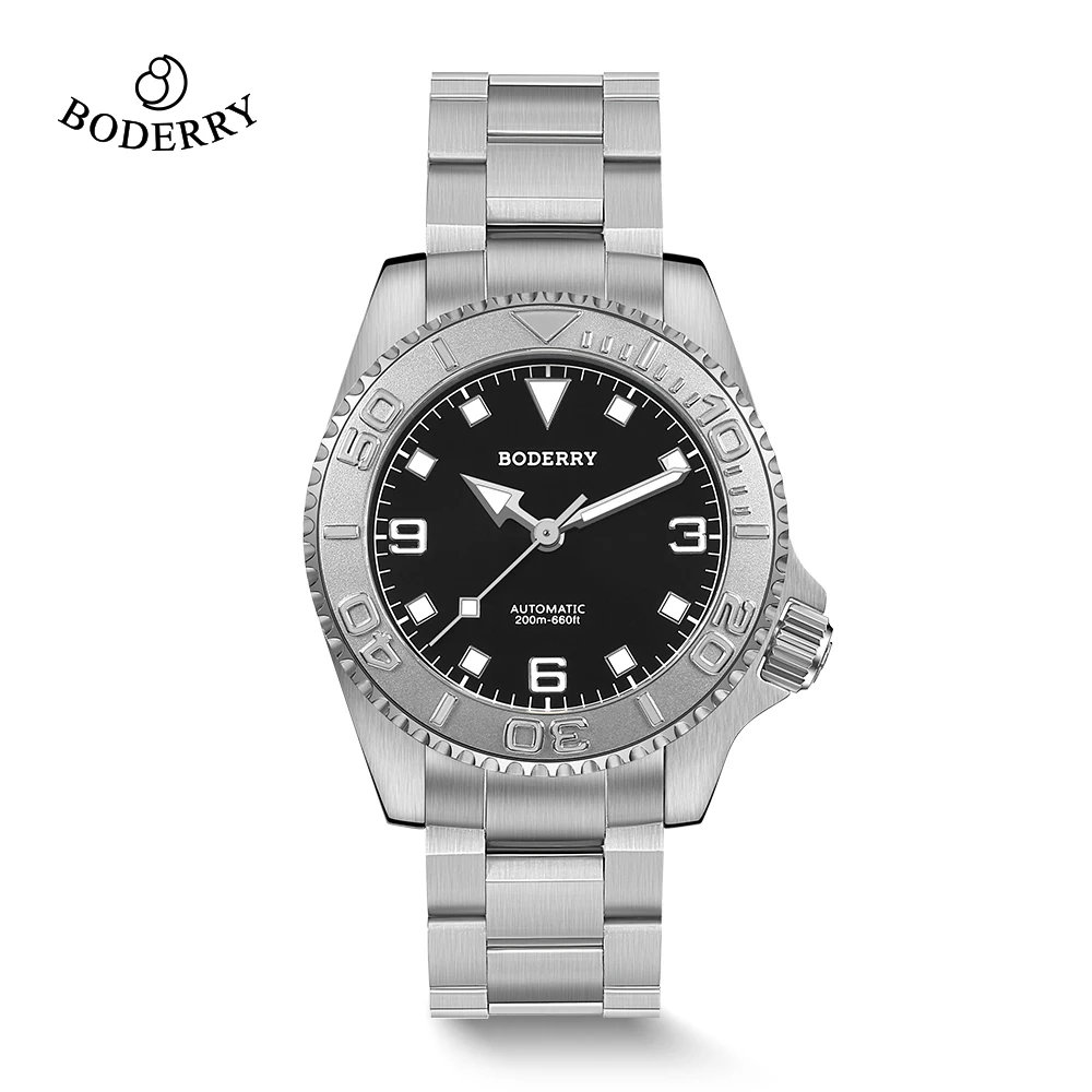 ADMIRAL Diver Titanium Watches Automatic No Date Ceramic Bezel 200M Waterproof