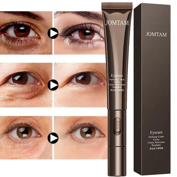 Heallor Gold Caviar Eye Cream Innovative Vibration Massage Eye Care Serum Improve Skin Elasticity Remove Dark Circles Serum Adva - Thumbnail 5