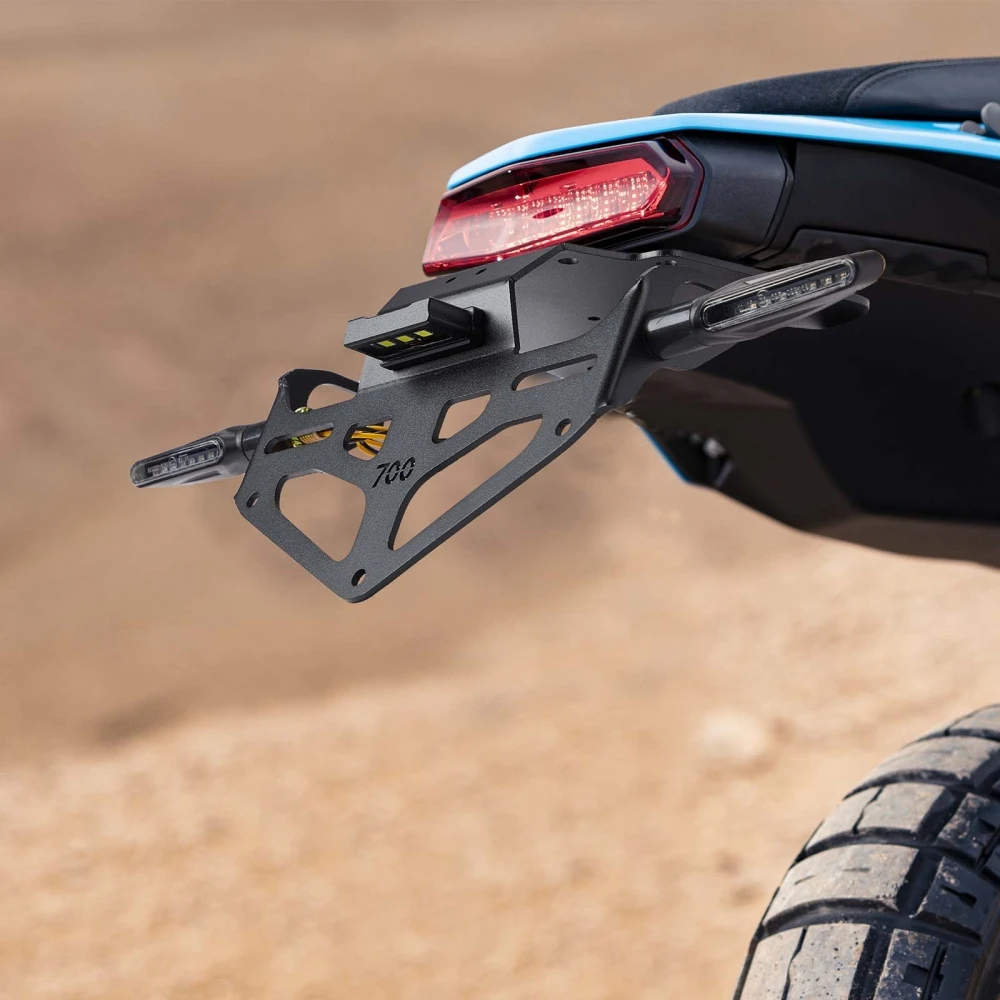 Kennzeichenhalter für Yamaha Tenere 700 2019 2020 2023, Motorrad-Kennzeichenhalterung, Heckfender-Entferner – Detail 17