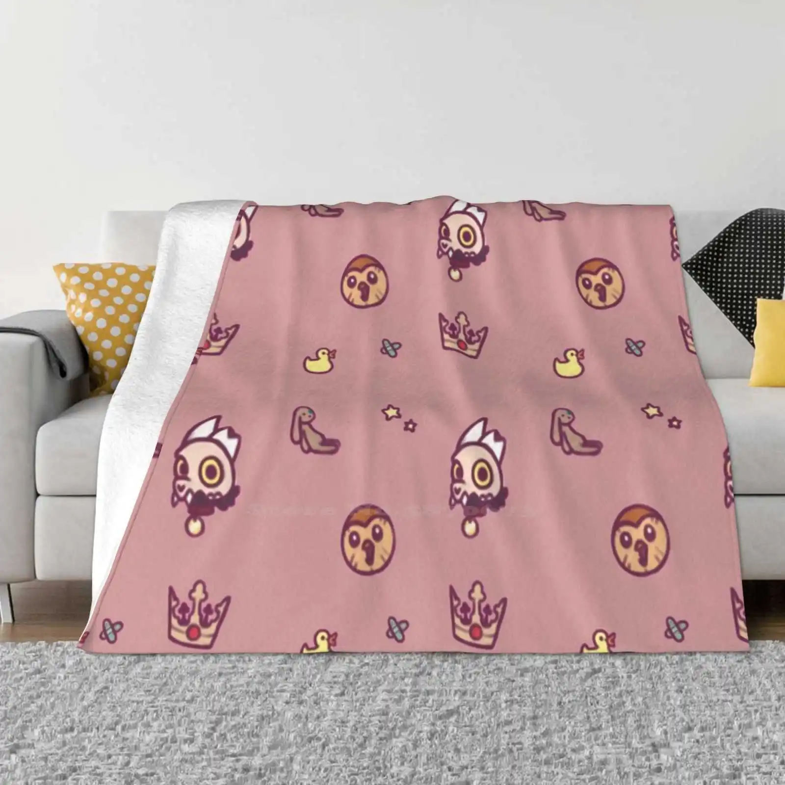 

Copy Of King &Amp ; Amp ; Hooty ( H ) Best Selling Room Household Flannel Blanket Luz Noceda Amity Blight Toh Cartoons Magic