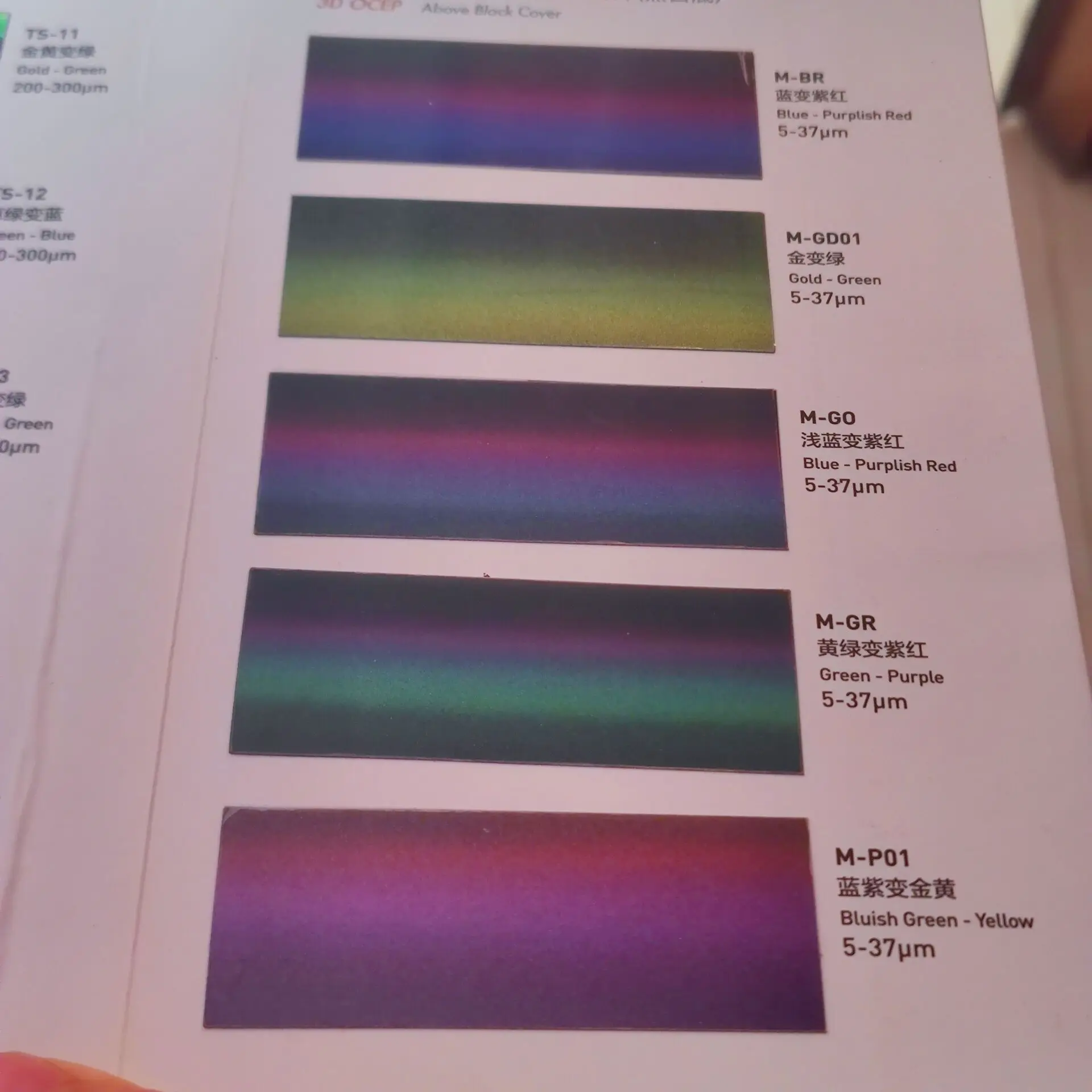 1g Intense optically variable Chameleon Color Shift 3D magnetic ink For for security printing document
