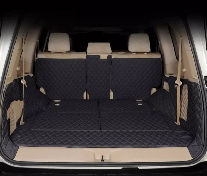 

Лучшее качество! Специальные коврики для багажника автомобиля для Lexus 600 2023, 7 сидений, водонепроницаемые коврики для багажника, коврики для багажника для LX600 2024