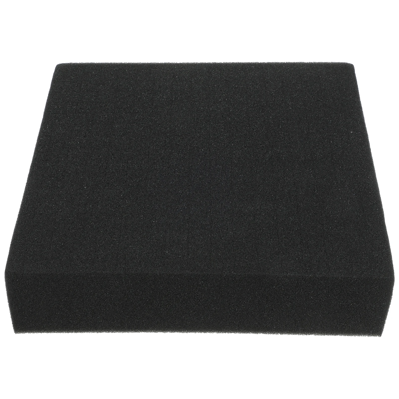 손으로 찢은 체크무늬 스폰지 250x250x80mm 검정색 폼보드 포장재 충격 방지 드론 카메라 라이너 깨지기 쉬운 품목