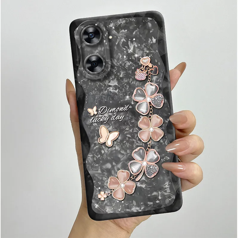 Aesthetic Flowers Silicone Soft Protective Phone Case