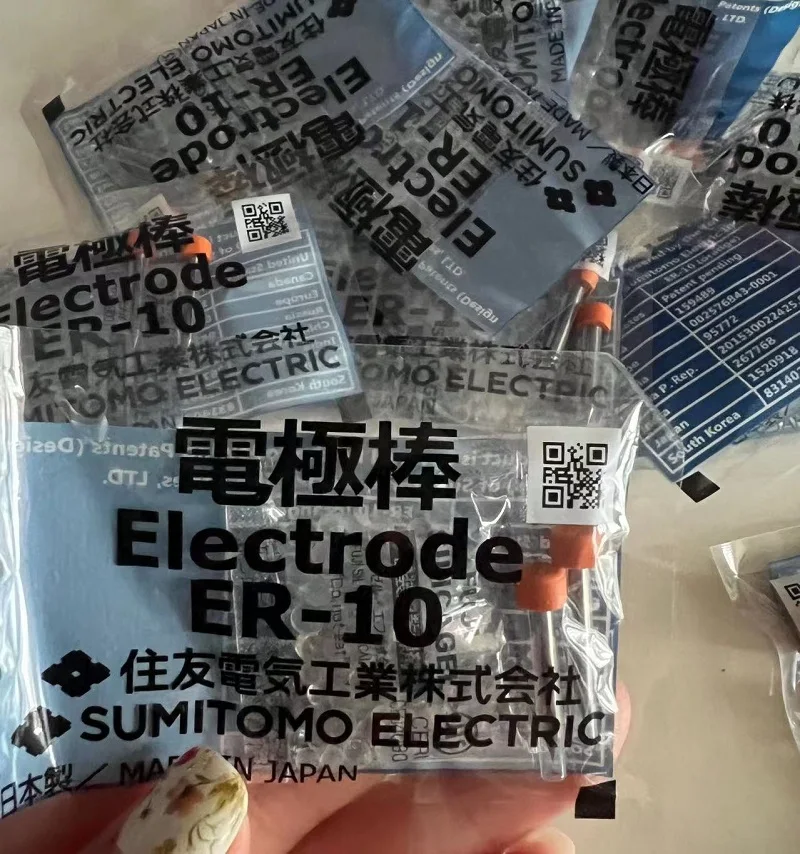 

ER-10 Electrode For Sumitomo T-39 Type-66 T-81C 82C Z1C 71C TYPE-81M12 T-400/600C Fiber Fusion Splicer Welding Electrodes Rod