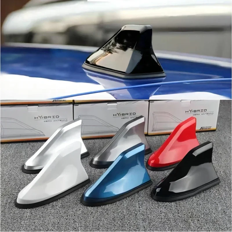 Universal Car Radio Shark Fin Car Shark Antenna Radio FM Signal Design Aerials Antenna Car Styling For All Car Models