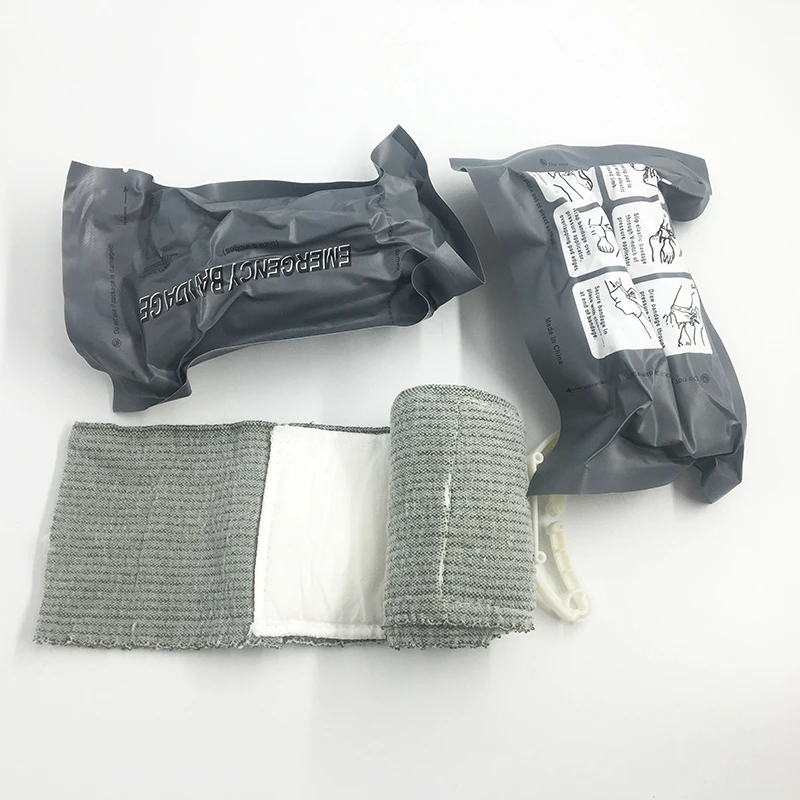 Hot sale 1pc 4 Inches Madicare Israeli Bandage Trauma Dressing First Aid Medical Compression Bandage Emergency Bandage Hot