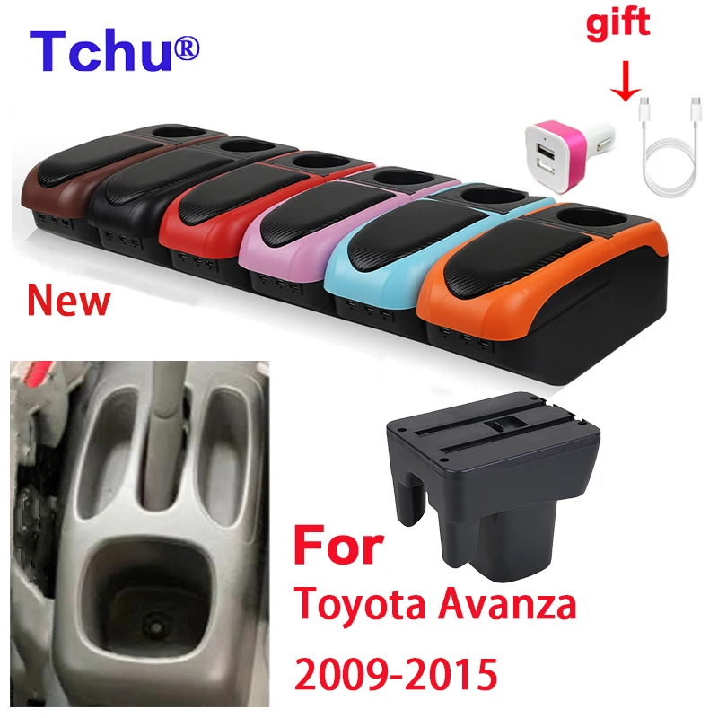 

Подлокотник для Toyota Avanza 2009-2015 для центральной консоли Toyota Avanza аксессуары для модификации подстаканник большой USB