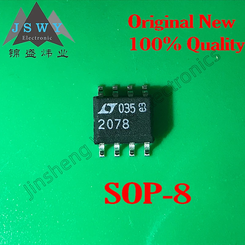 

LT2078CS8 LT2078 Silkscreen 2078 Brand New Original Package SOP-8 Precision Operational Amplifier 1~40PCS
