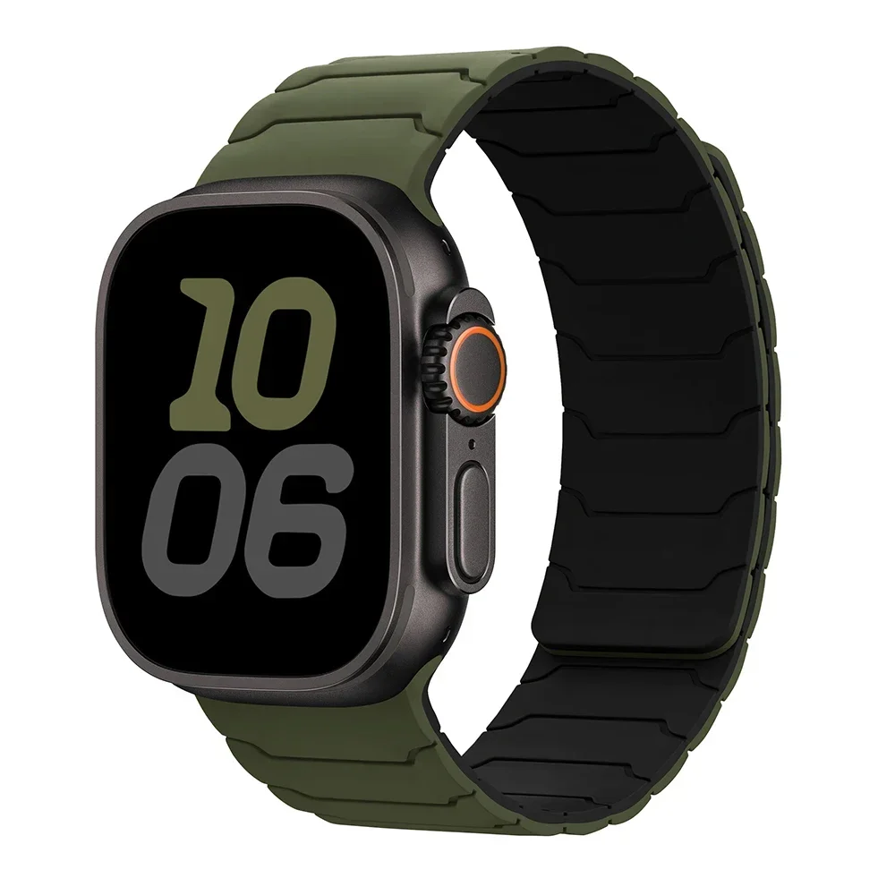 ตัวเลือกสินค้า สร้อยข้อมือซิลิโคนแม่เหล็กสำหรับ Apple Watch
