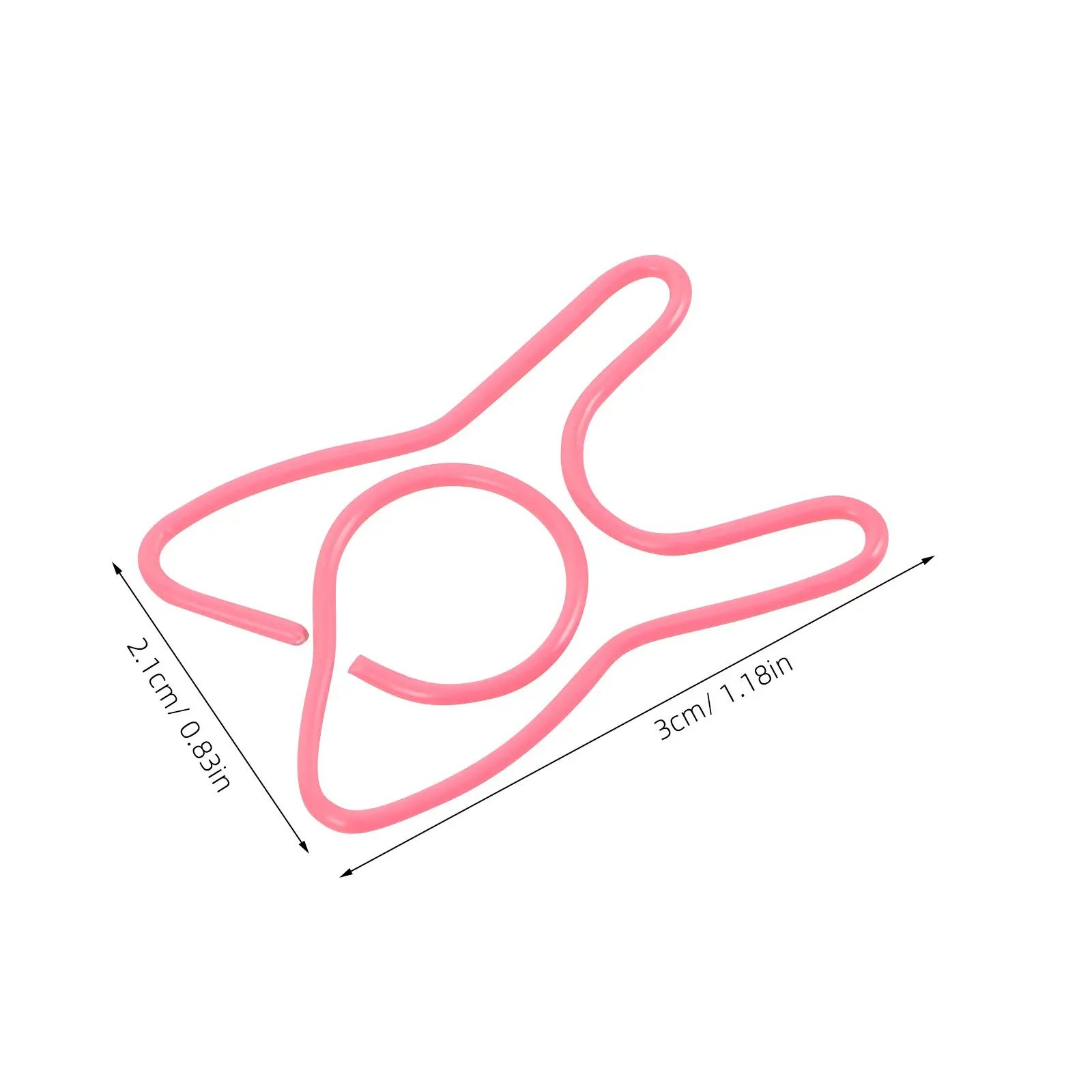 100Pcs 참신한 종이 클립 치과 사무용품을 위한 장 치아 모양의 컬러 클립 게시판 창의적인 정리