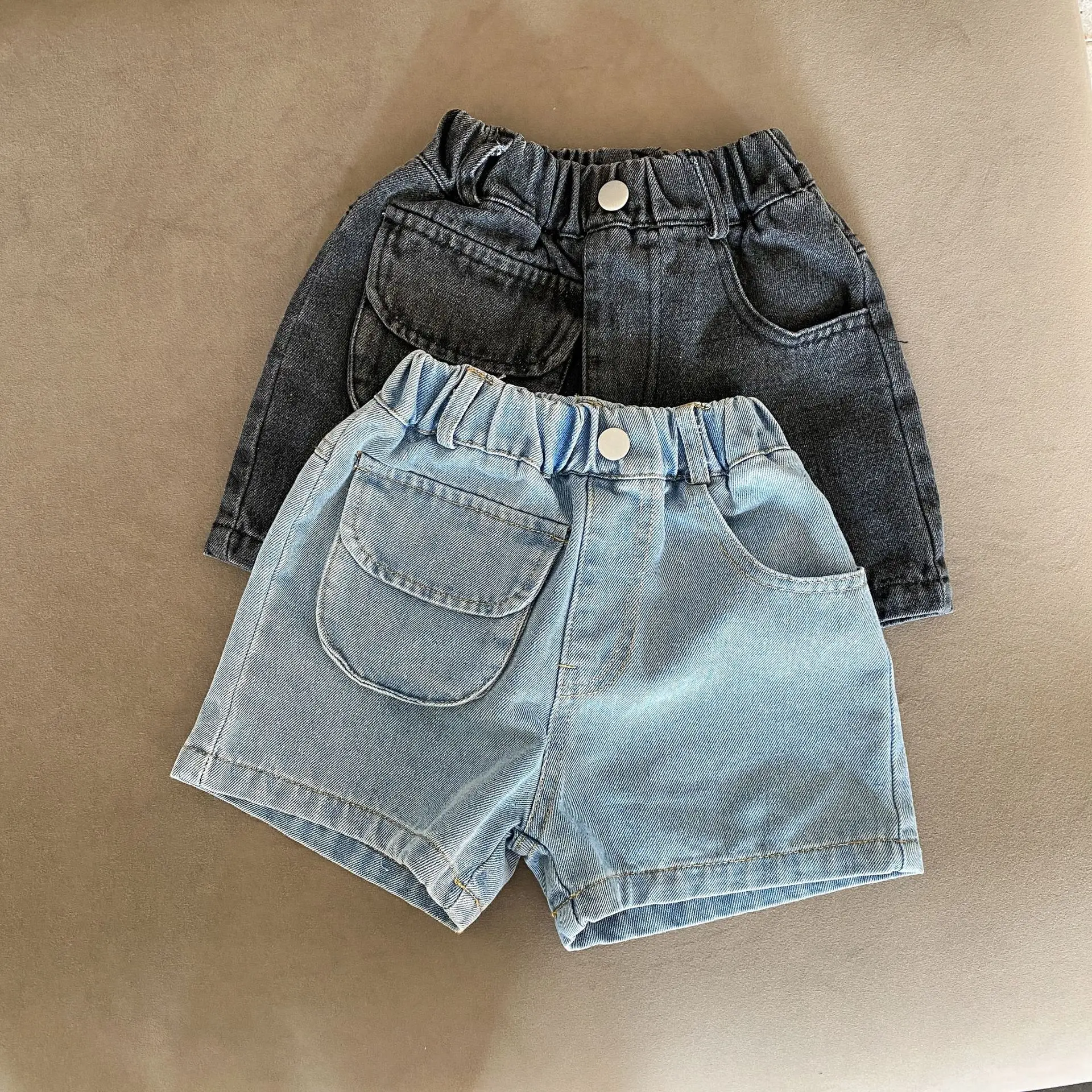 5091 Children's Denim Shorts Summer New Boys' Summer Clothes Baby Loose Casual Pants