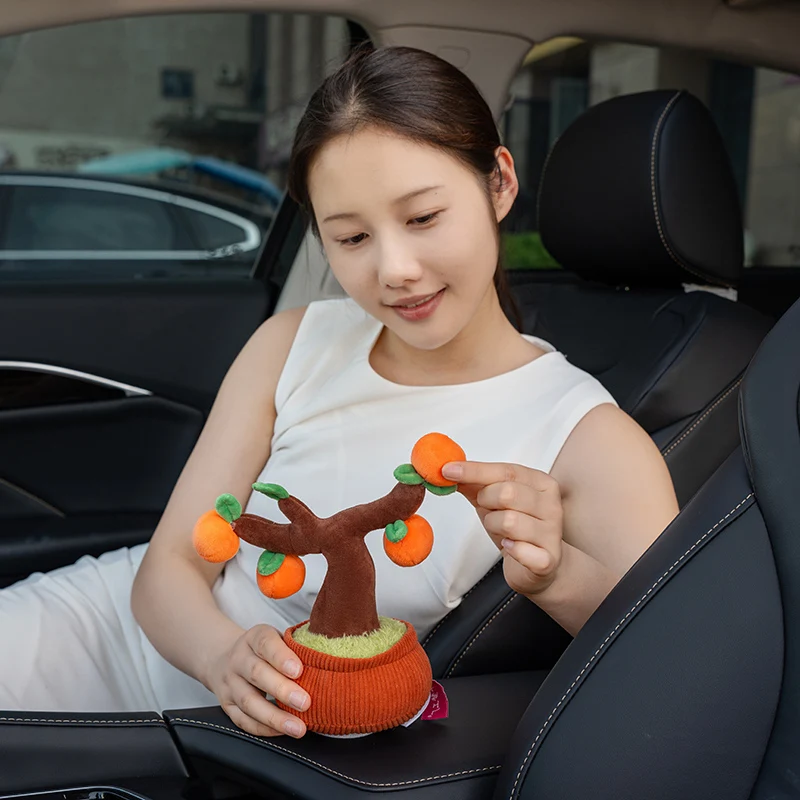 Green Plush Toy Aromatherapy Ornament for Home and Car Decor