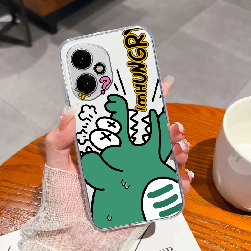 Gradient Color Transparent Back Cover - Soft, Slim Silicone Anti-Drop Phone Case