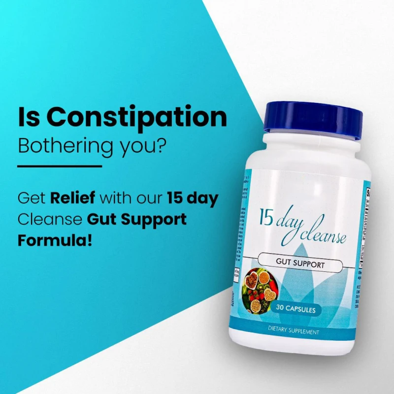 15 Day Cleanse and Detox for Bowel Colon Support Gut Health