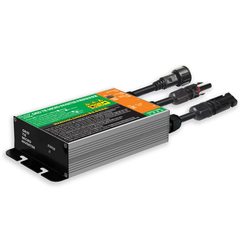 

Фотогальваническая сетка с точкой максимальной мощности 350 Вт, фотоэлектрическая сетка, соответствующая стандарту, от 18 до 50 В до 110 В переменного тока, миниатюрный сетевой инвертор для домашней солнечной энергии MPPT