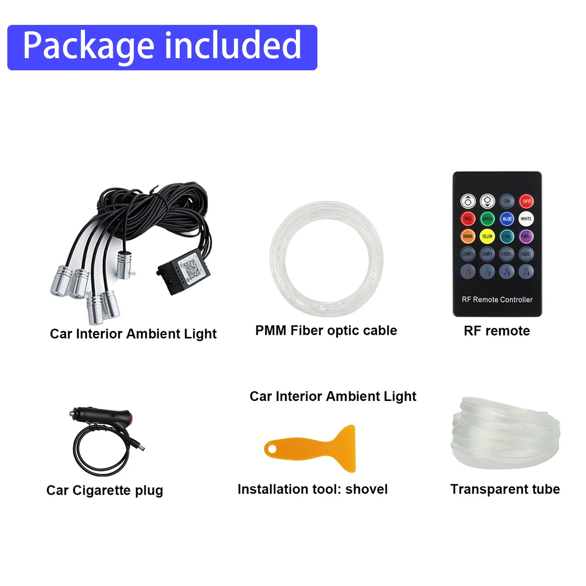 LED Ambient Light 12V Led Optic Fiber with App Control