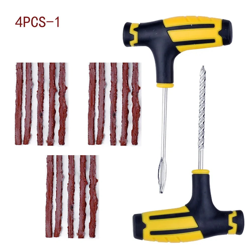 1 Set SMTB Road Bicycle Tire Repair Tools tire repair kit Bike Tubeless Tire Rubber Bacon Strip And Insertion Tool Urgent Glue Free Repair