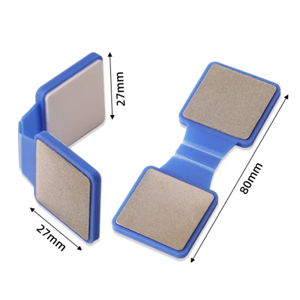 Ice Skate Blade Hockey Sharpener Sharpening Stone Figure Skates Maintainance Double-sided Ceramic Sharpener Team Sports