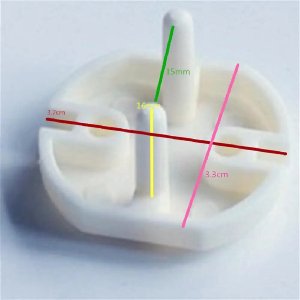 1~4SETS Socket Protection Cover Safety Plug 2-hole Baby Row Plug Cover Electric Socket Outlet Protection