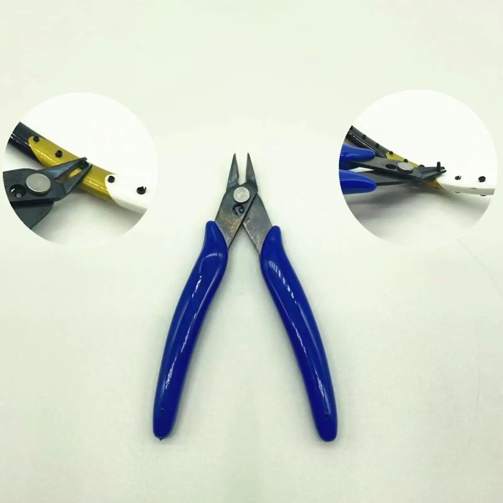 Badminton Racket Plier, Wire Flush Cutter Side Cutting Nippers with Steel Cutting Edge Precision Tools