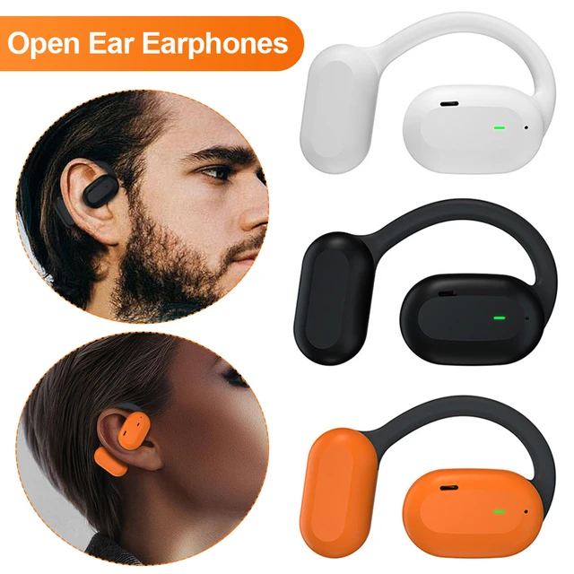 Bone Conduction Wireless Stereo Earphones Noise Reduction Handfree