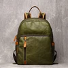 Men's Genuine Leather Travel Backpack Leisure College Teenager Backpacks School Backpack Man 15" Laptop Bag Leathfocus 2