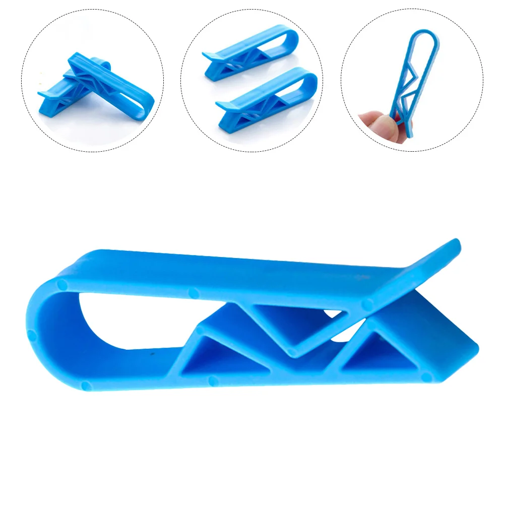 

24 Pcs Garbage Clip Bin Clips Holder Can Fasteners Plastic Clamp for Trash Cans