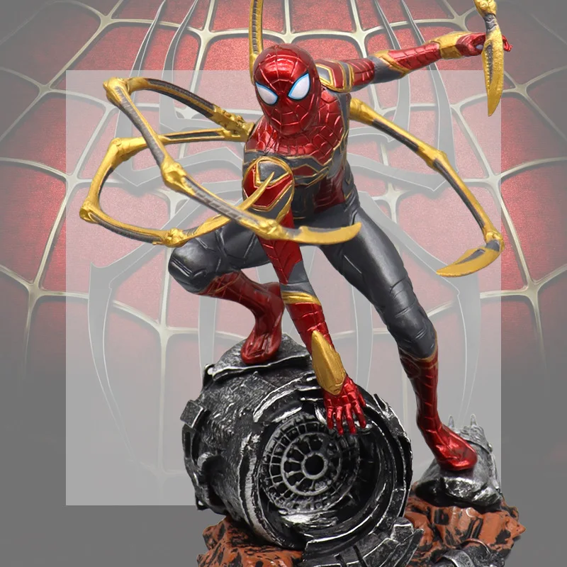 

Marvel Avengers Handmade Spider Alliance Man 3 Infinite War House Steel Spider Model Handmade Home Decoration Collection Hobbies