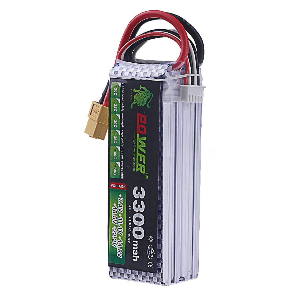 Batterie Drone 4S Lipo 14.8V 2800-4200mAh XT60/T Plug