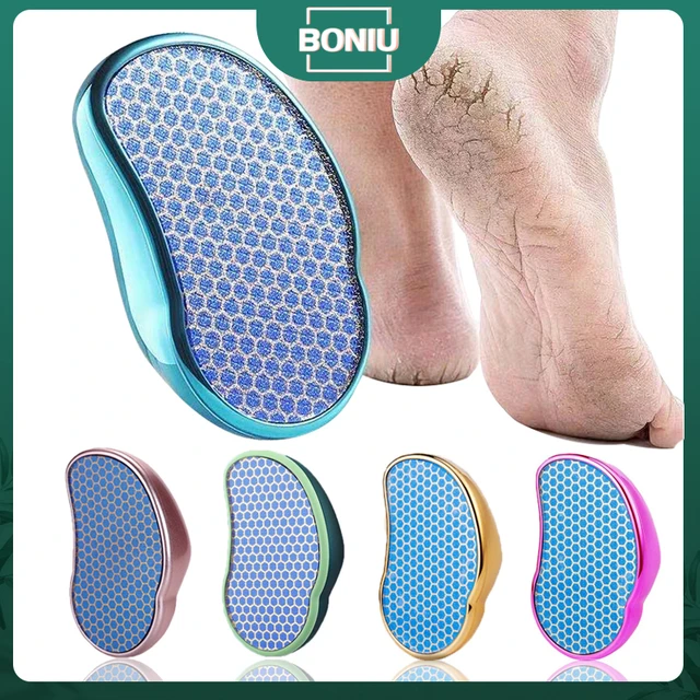 Nano Glass Foot File & Nail File, Foot Scrubber Callus Remover for Feet,  Foot Care Pedicure Tool for Dead Skin Removal, Foot Rasp for Hard Skin