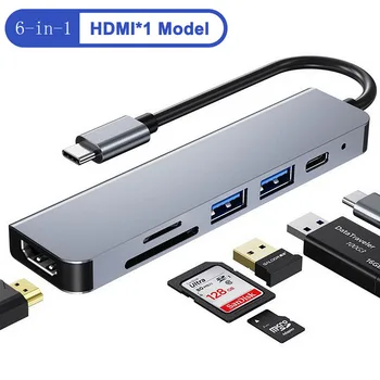 6-Port USB-C Hub with 4K HDMI 1