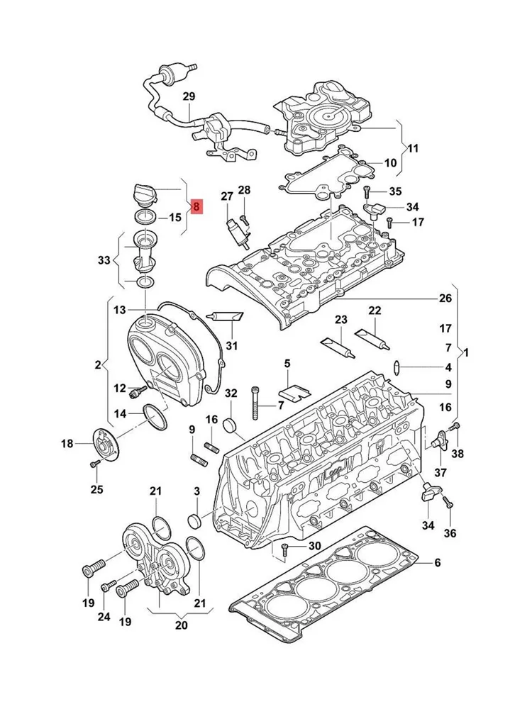 Engine Oil Cap 06G103485 EA888 Third Generation Engine Oil Cap For VW Passat B8 Golf 7 MK7 Touran L A4 Q5 A3 1.8TSI 2.0TSI
