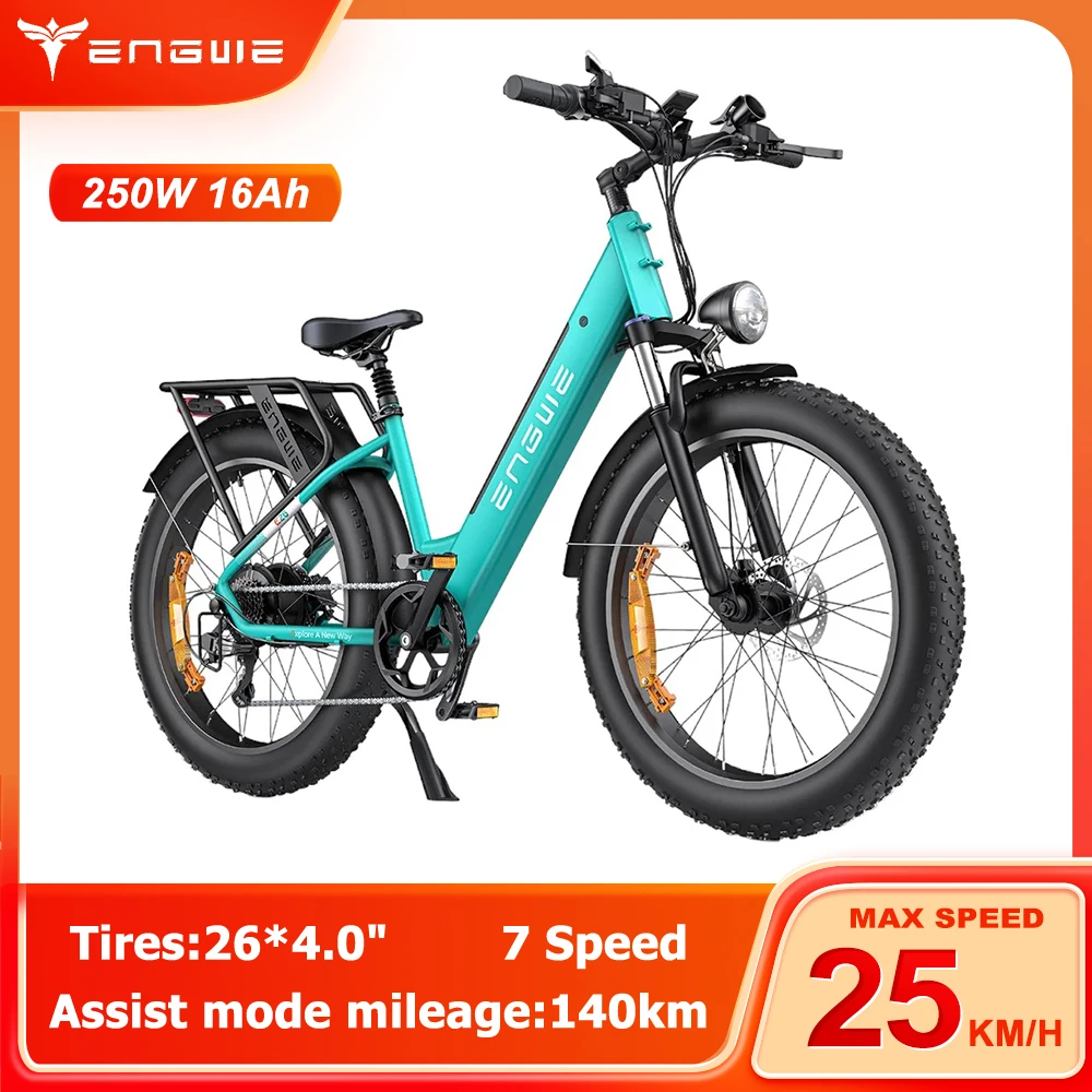 

Электрический Треккинговый велосипед Engwe E26 ST, 250 Вт, 26 дюймов, электровелосипед 48 в 16 Ач, электровелосипед, внедорожник, электровелосипед