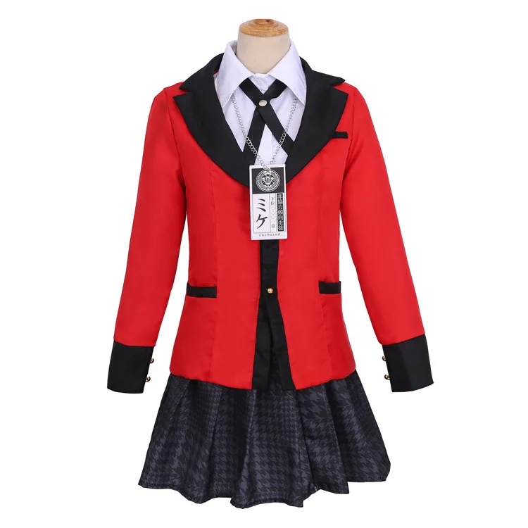 

Anime Kakegurui Cosplay Jabami Yumeko JK School Uniforms